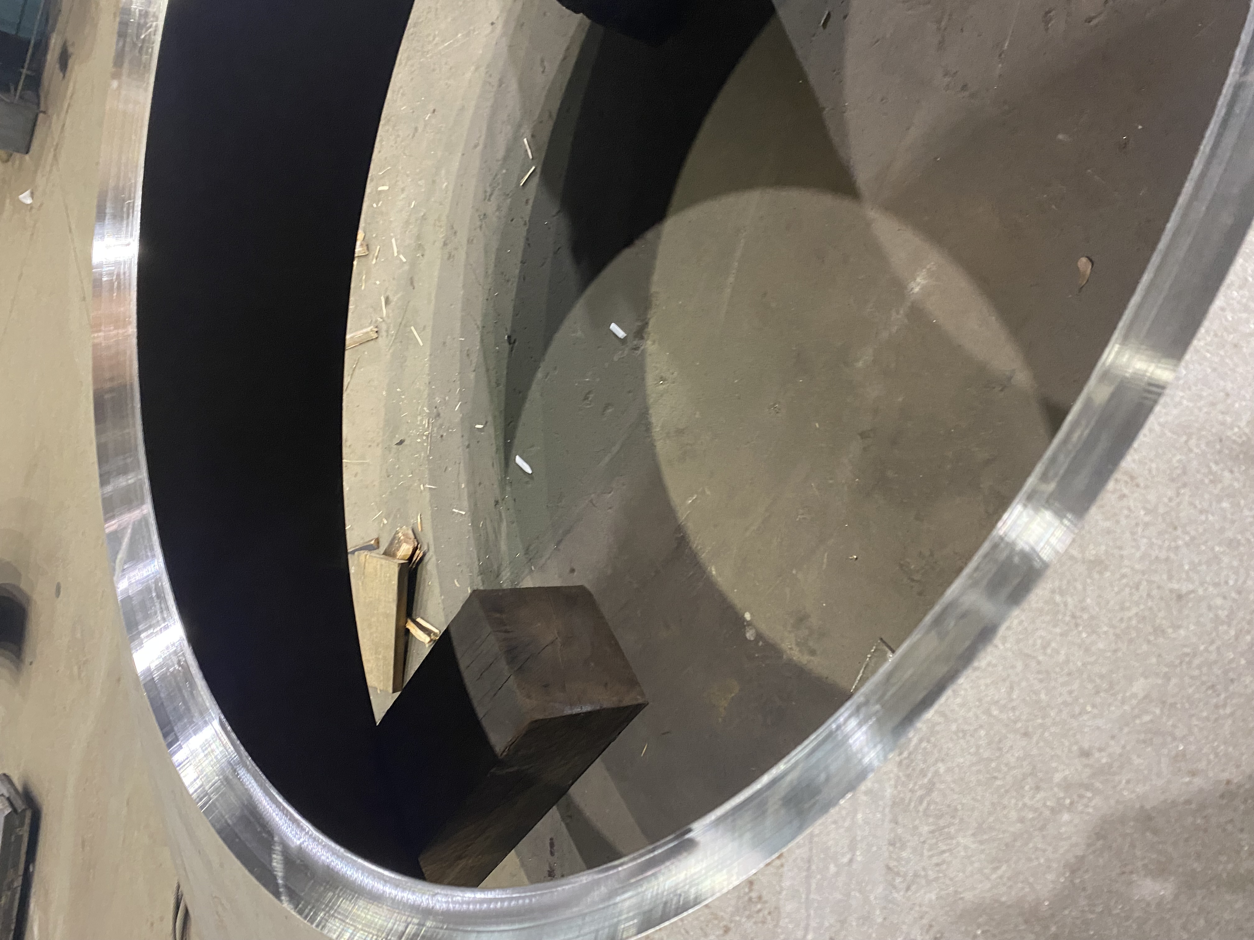 Machined weld bevel in a formed head